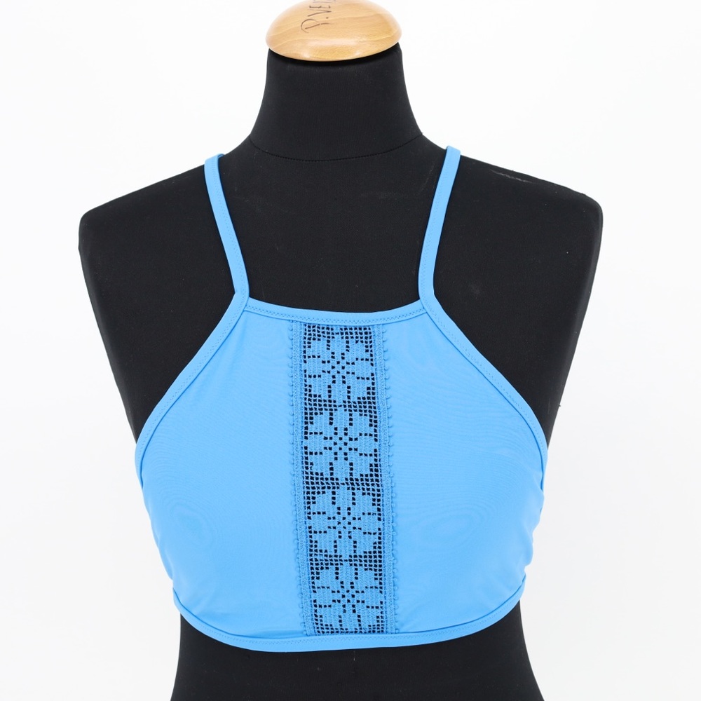 NWOT Aerie High Neck Bikini Top